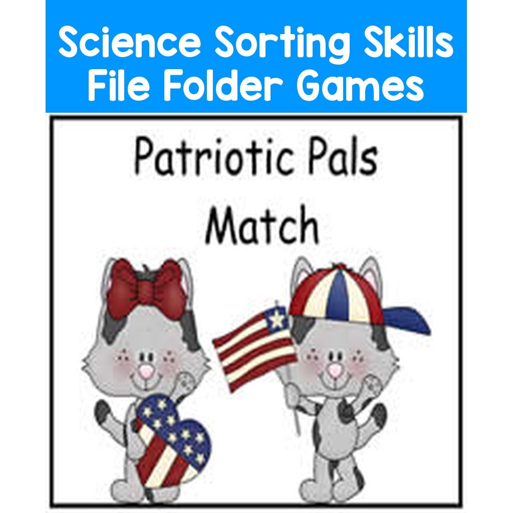 Science Sorting Skills File Folder Games