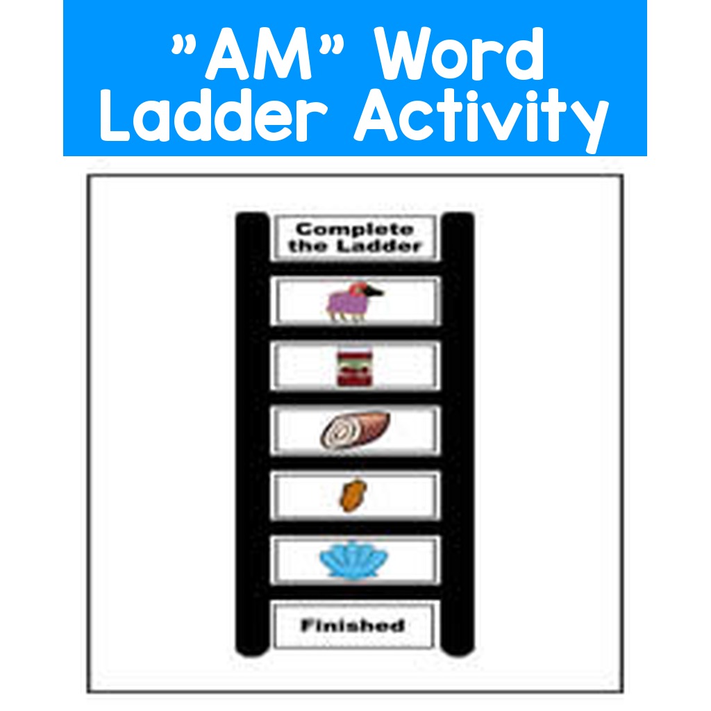 "AM" Word Ladder Activity
