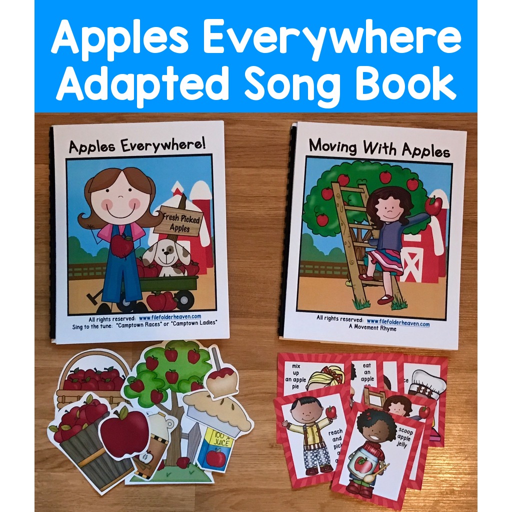 Apple Adapted Books:  "Apples Everywhere"  "Moving With Apples"