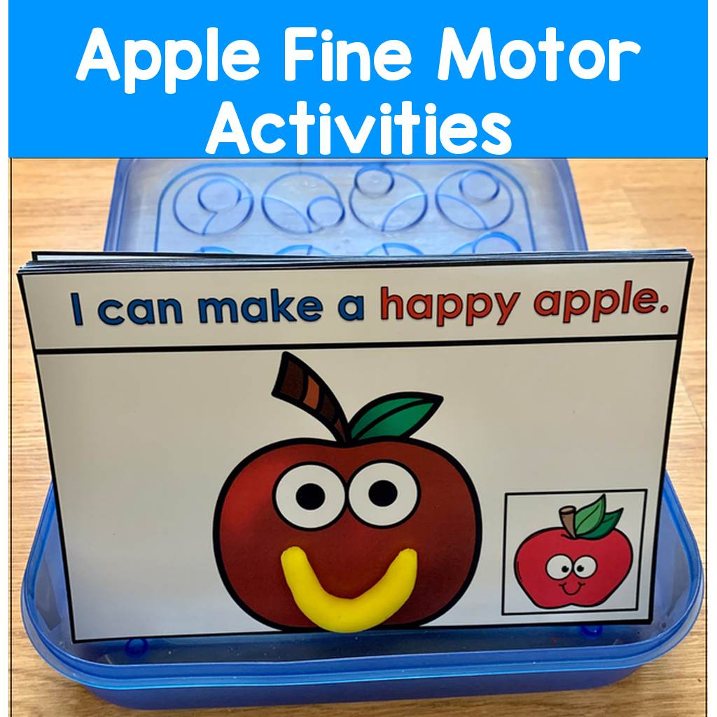 Apple Fine Motor Activities