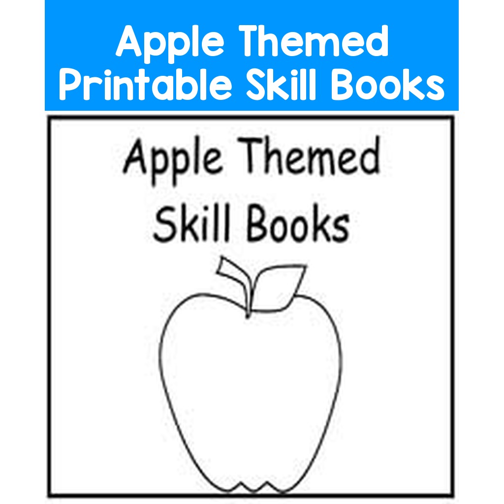 Apple Themed Printable Skill Books