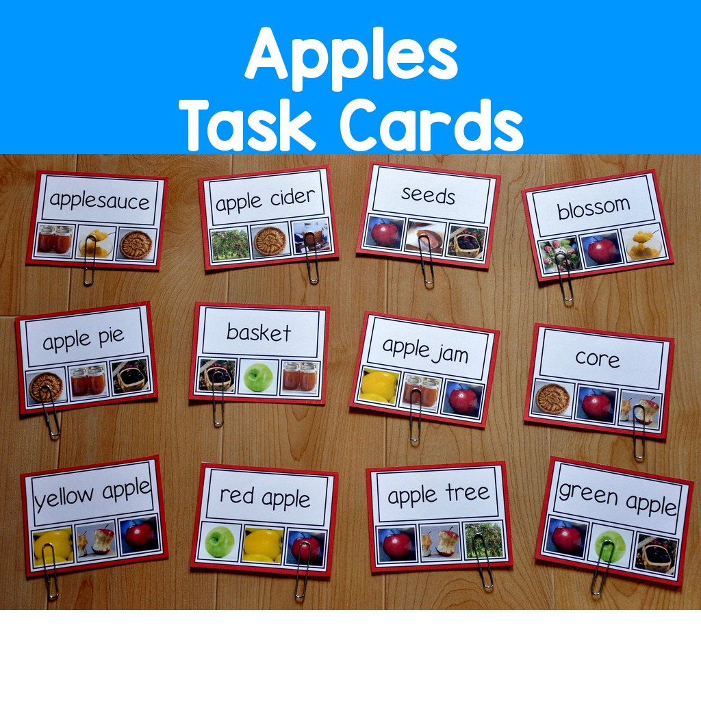 Apples Task Cards