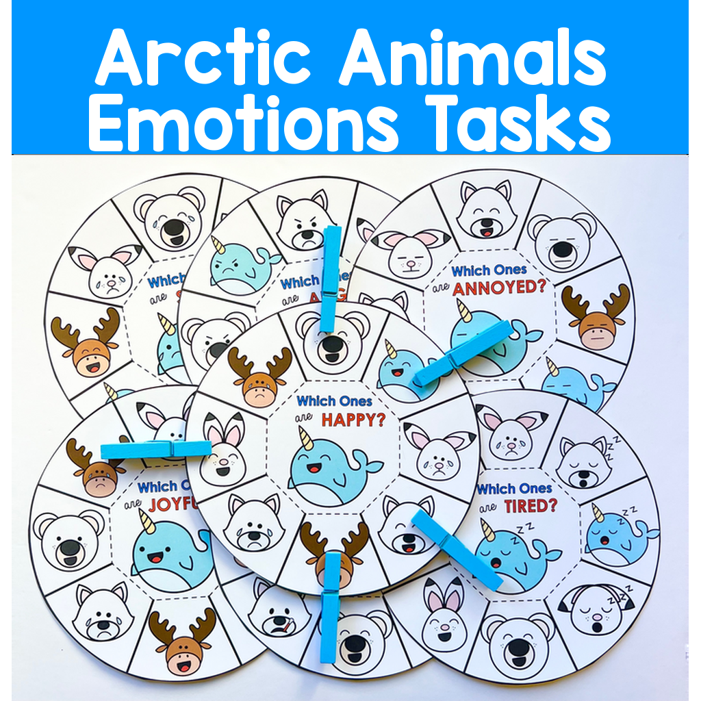 Arctic Animals Emotions Tasks