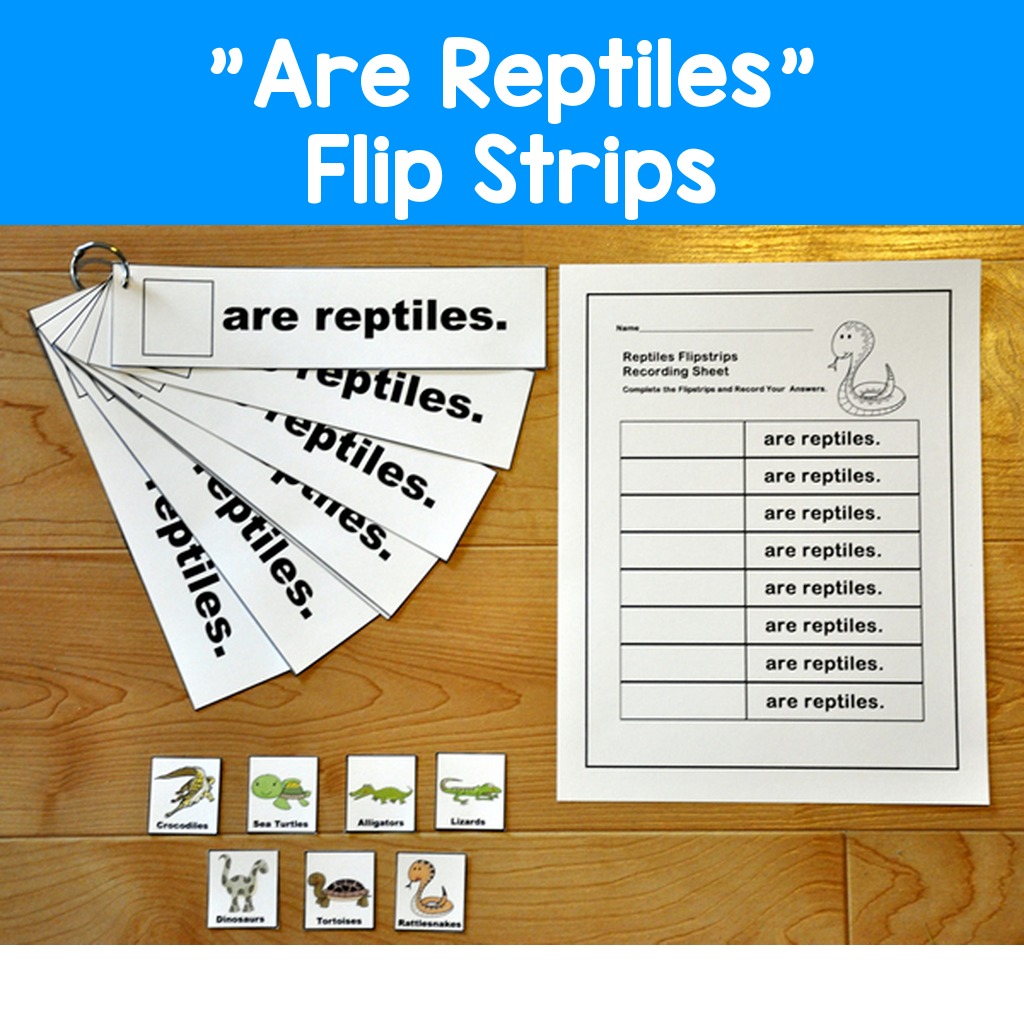 "Are Reptiles" Flip Strips