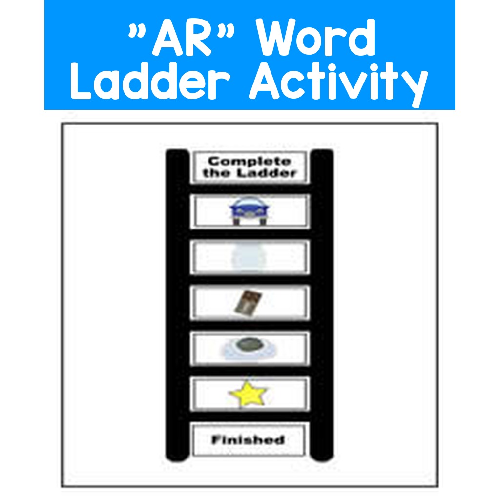 "AR" Word Ladder Activity