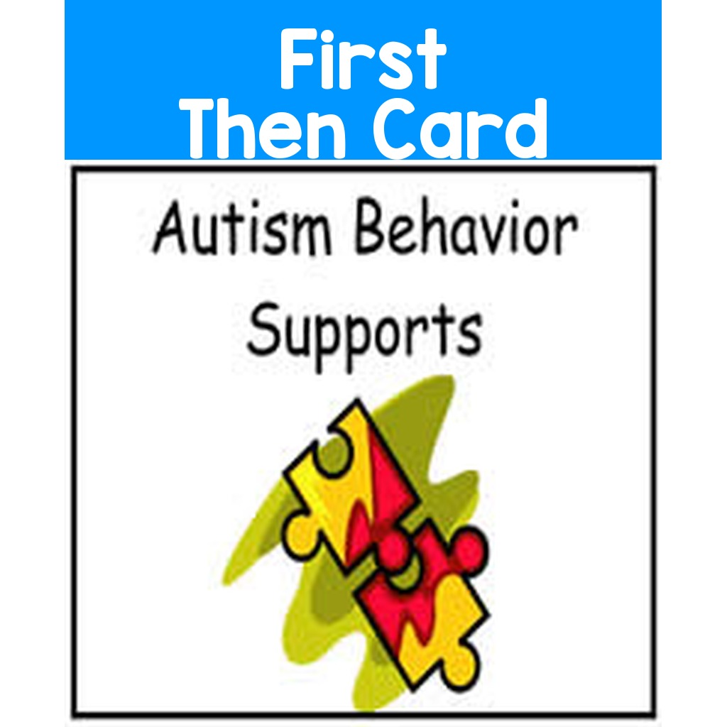 First Then Card