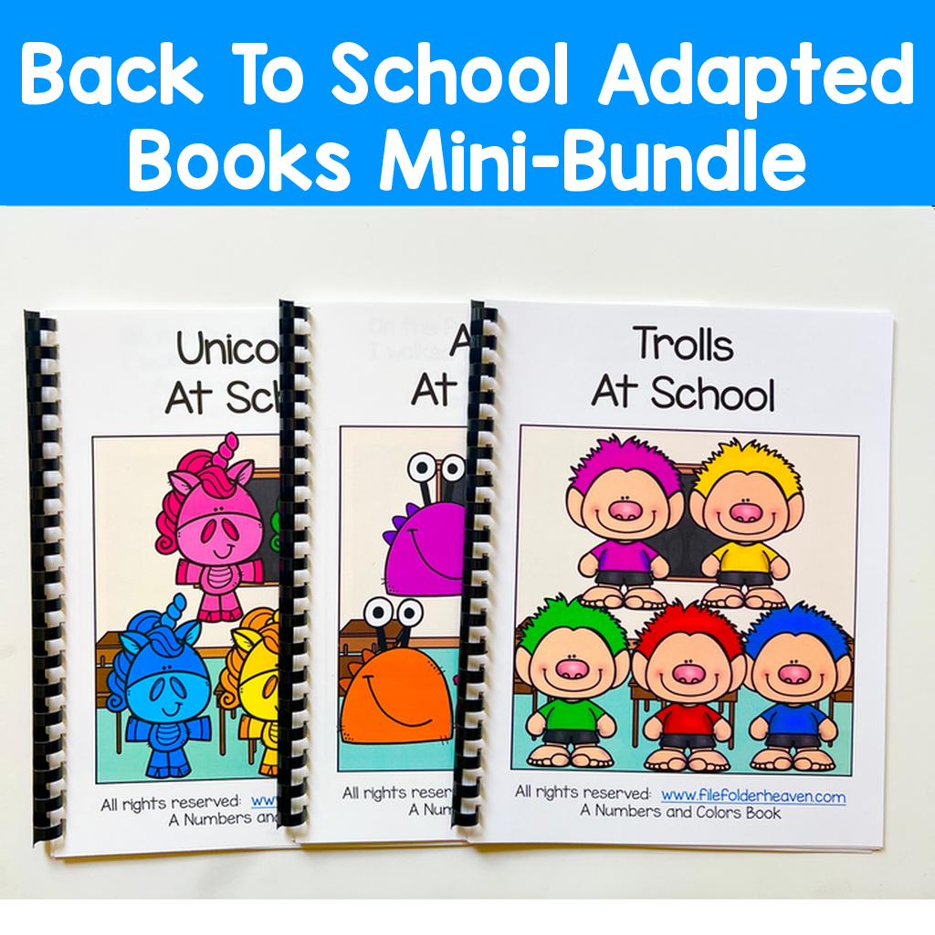 Back To School Adapted Books Mini-Bundle