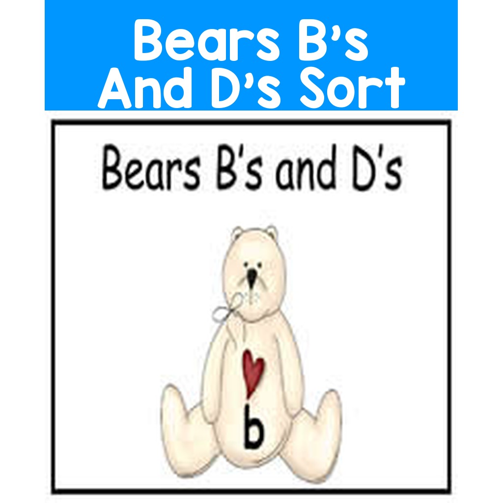 Bears B's And D's Sort