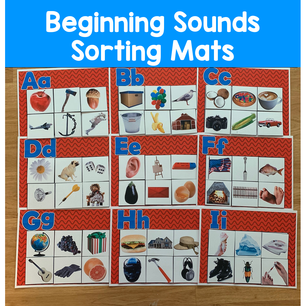 Beginning Sounds Sorting Mats