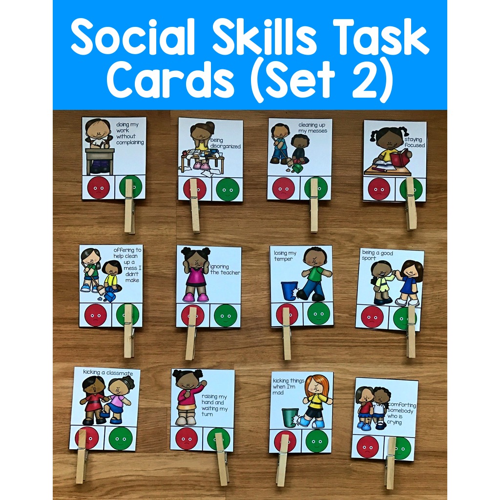 Social Skills Task Cards (Set 2)