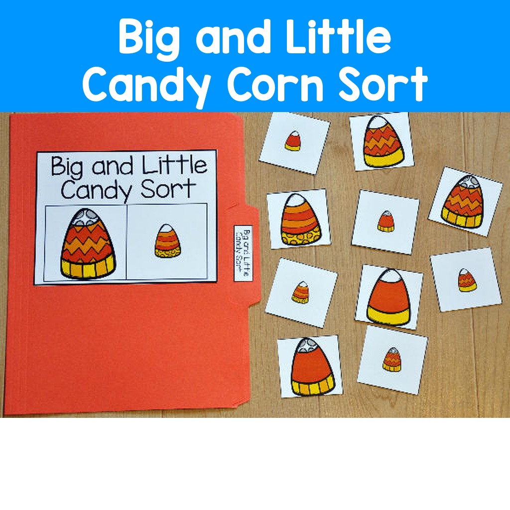 Big and Little Candy Corn Sort