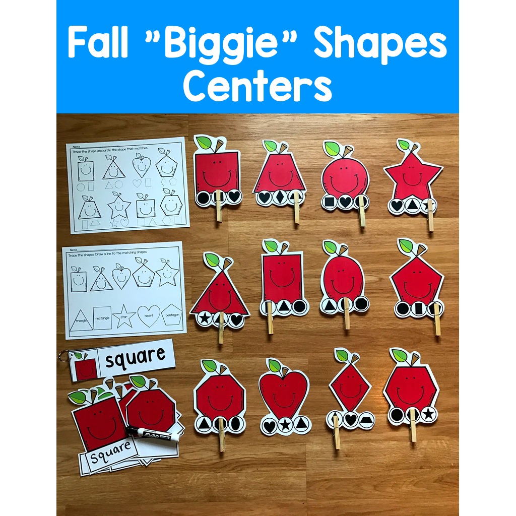 Fall "Biggie" Shapes Centers