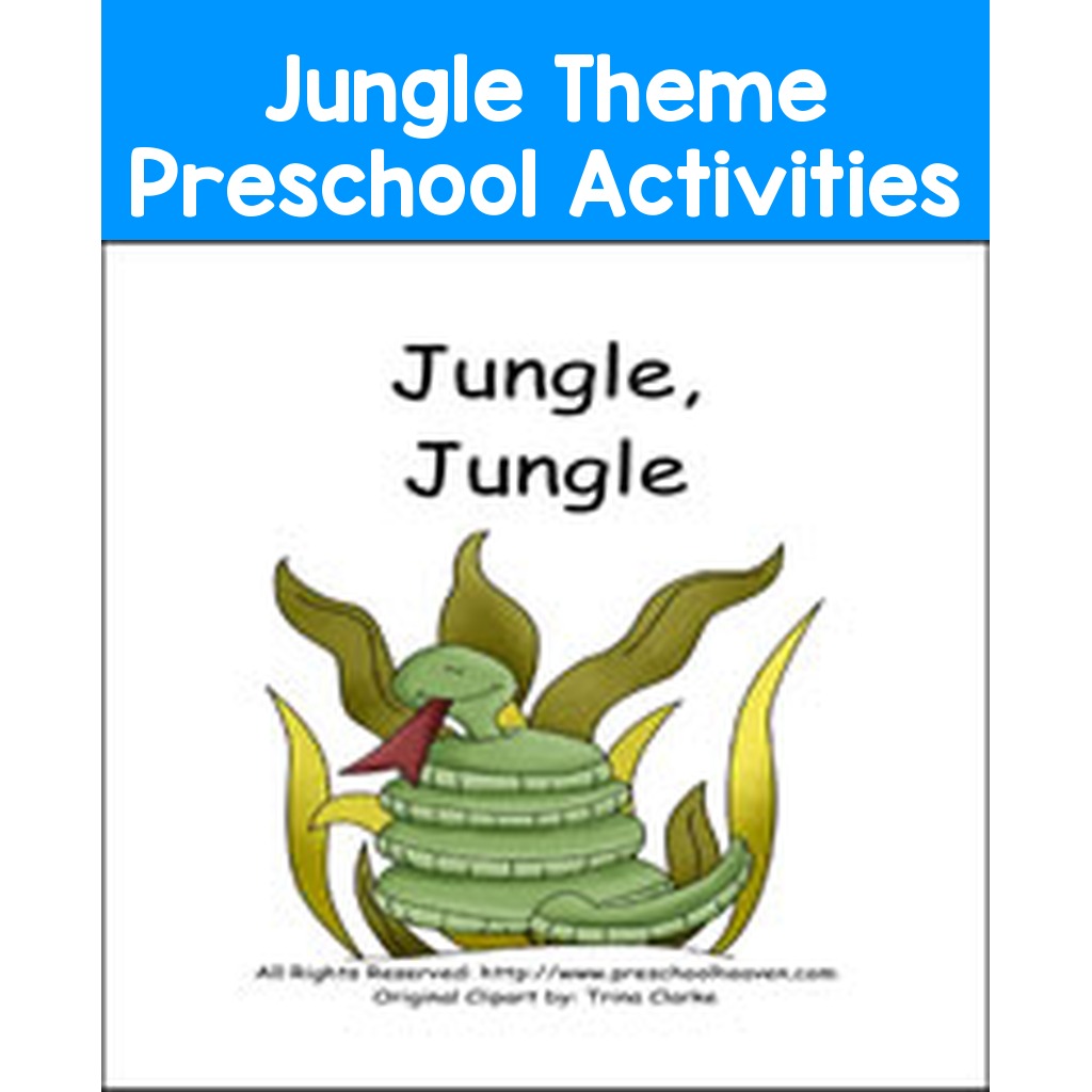 Jungle Theme Preschool Activities