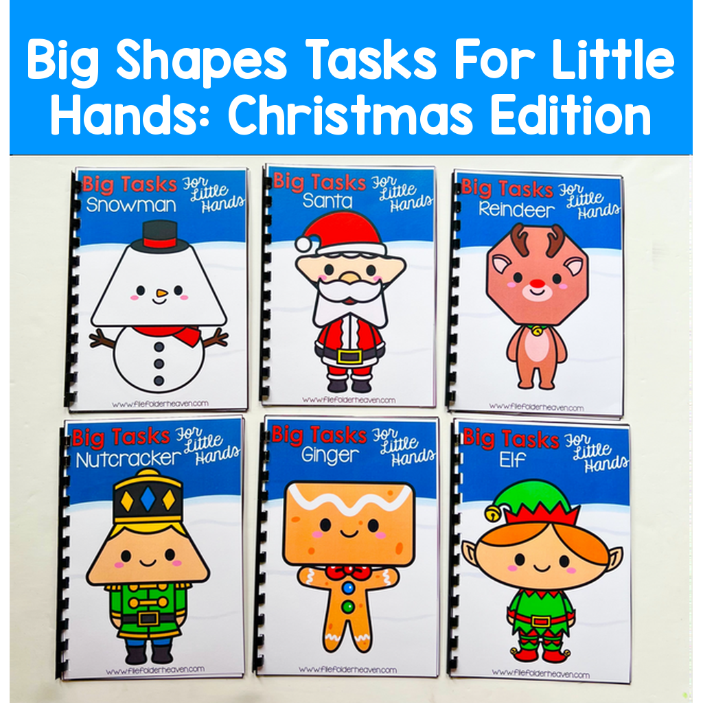 Big Shapes Tasks For Little Hands: Christmas Edition