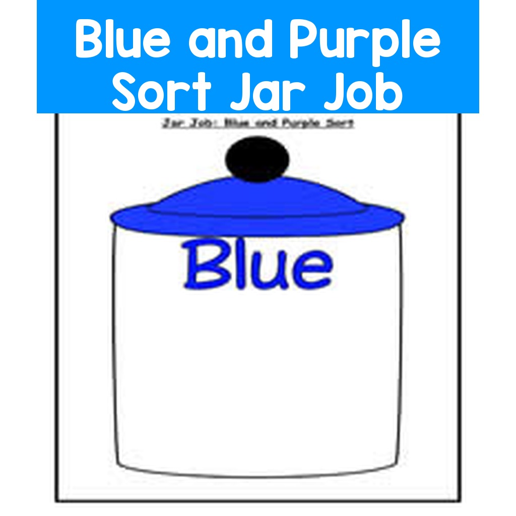 Blue and Purple Sort Jar Job