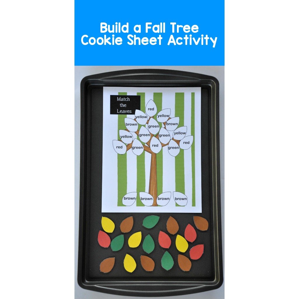 Build a Fall Tree Cookie Sheet Activity