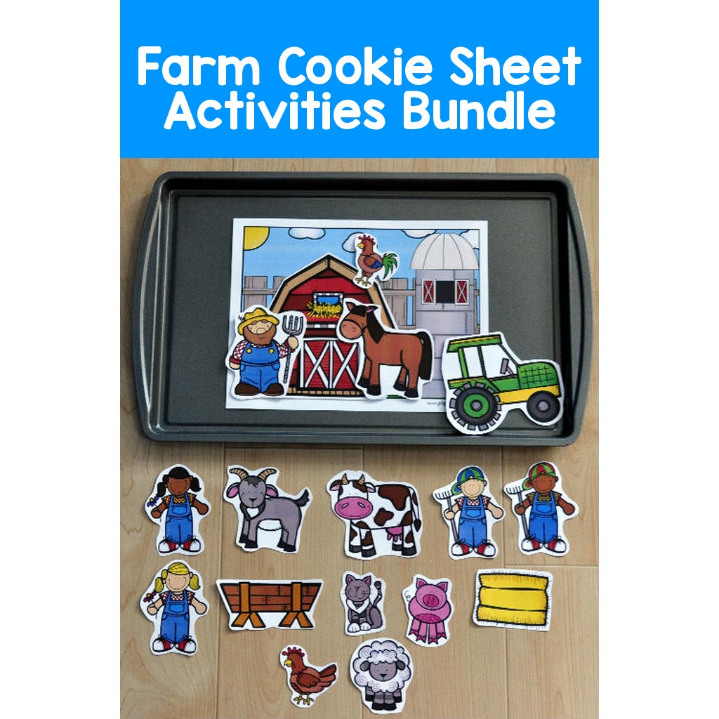 Farm Cookie Sheet Activities Bundle