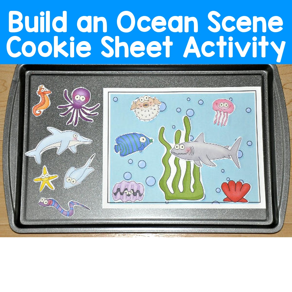 Build an Ocean Scene Cookie Sheet Activity