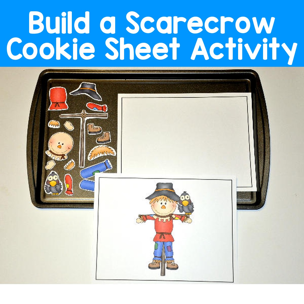 Build a Scarecrow Cookie Sheet Activity