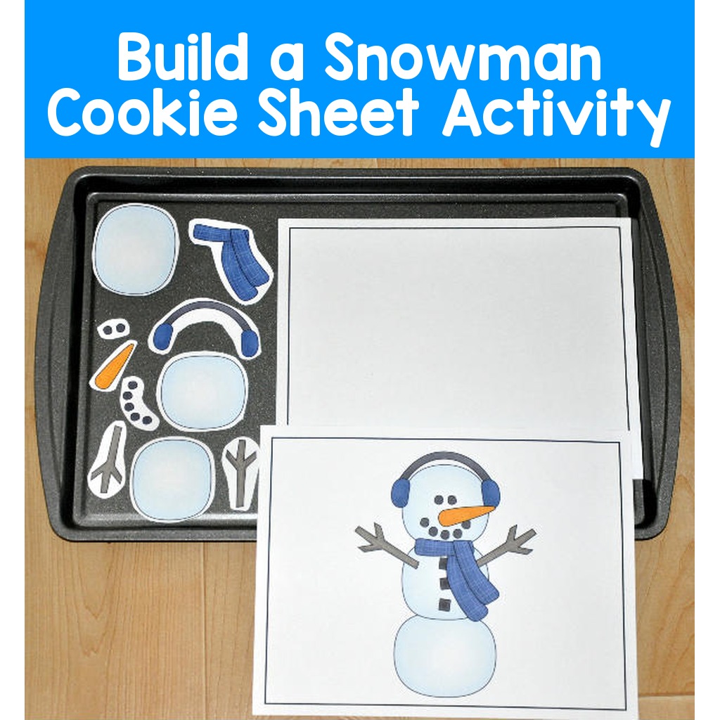 Build a Snowman Cookie Sheet Activity