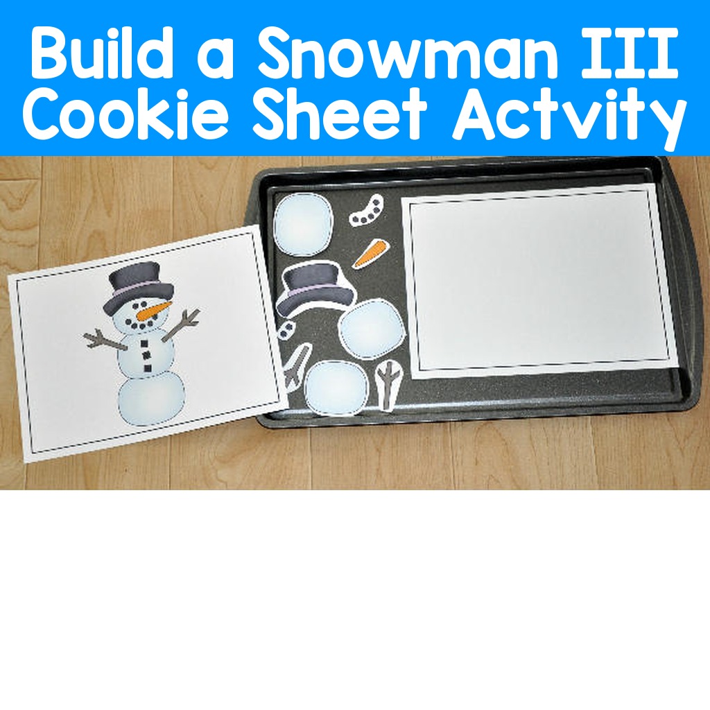 Build a Snowman III Cookie Sheet Actvity