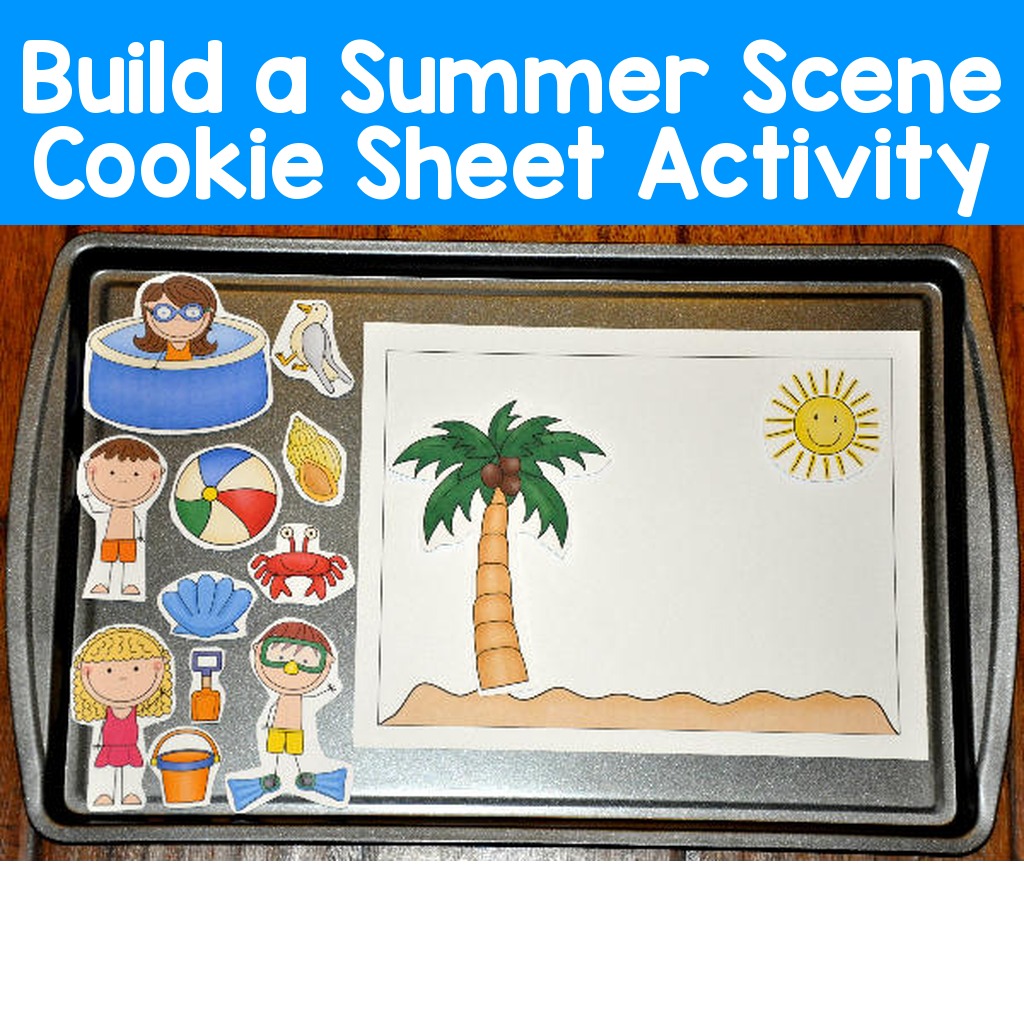 Build a Summer Scene Cookie Sheet Activity