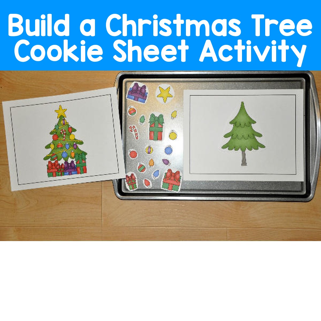 Build a Christmas Tree Cookie Sheet Activity