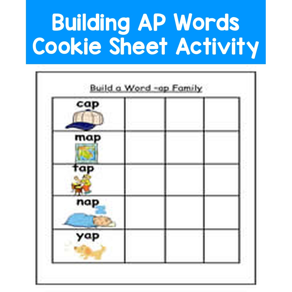 Building AP Words Cookie Sheet Activity