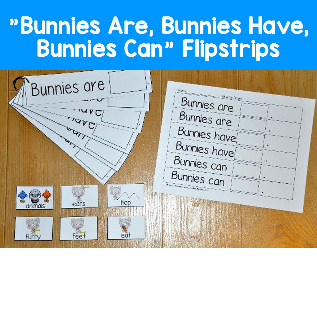"Bunnies Are, Bunnies Have, Bunnies Can" Flipstrips