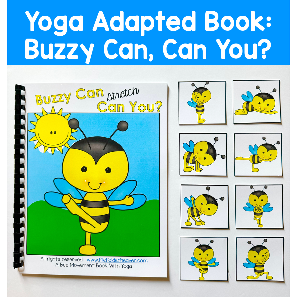 Yoga Adapted Book:  Buzzy Can, Can You?