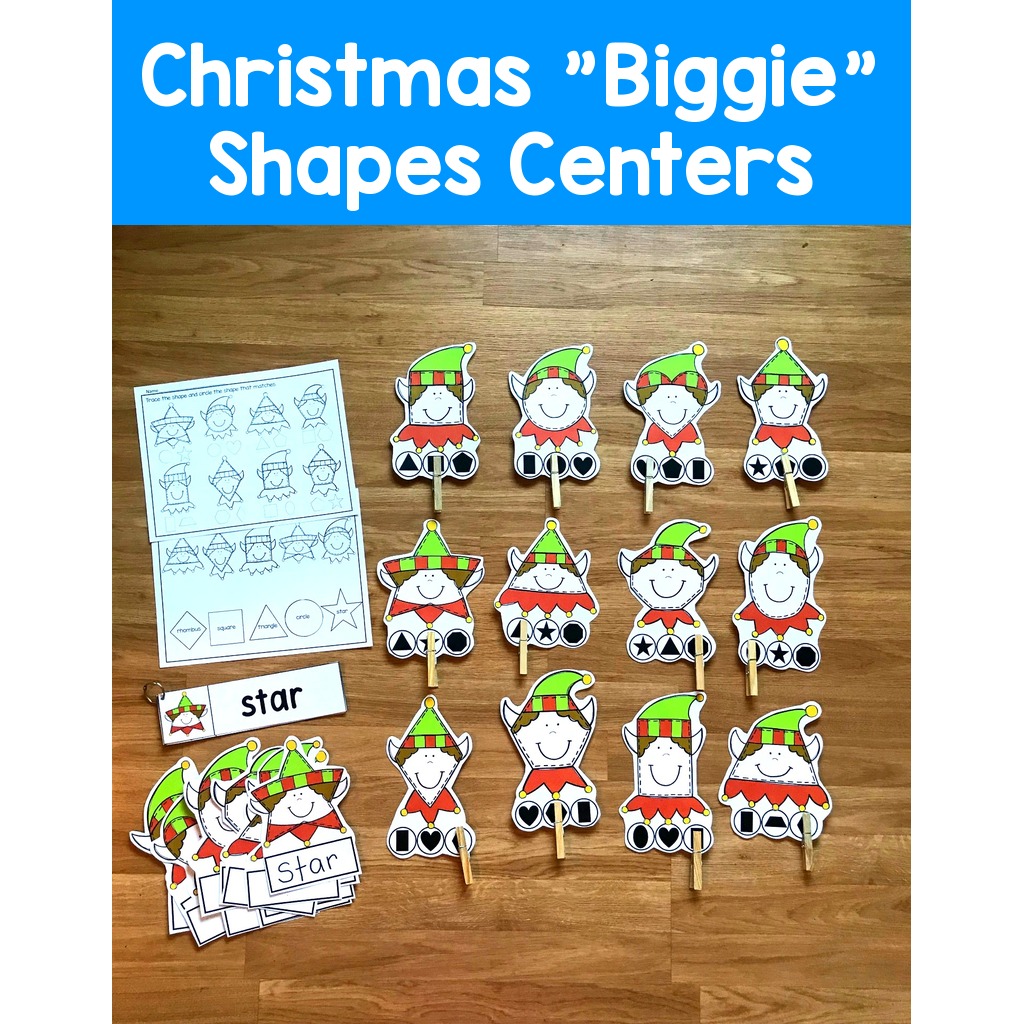 Christmas "Biggie" Shapes Centers