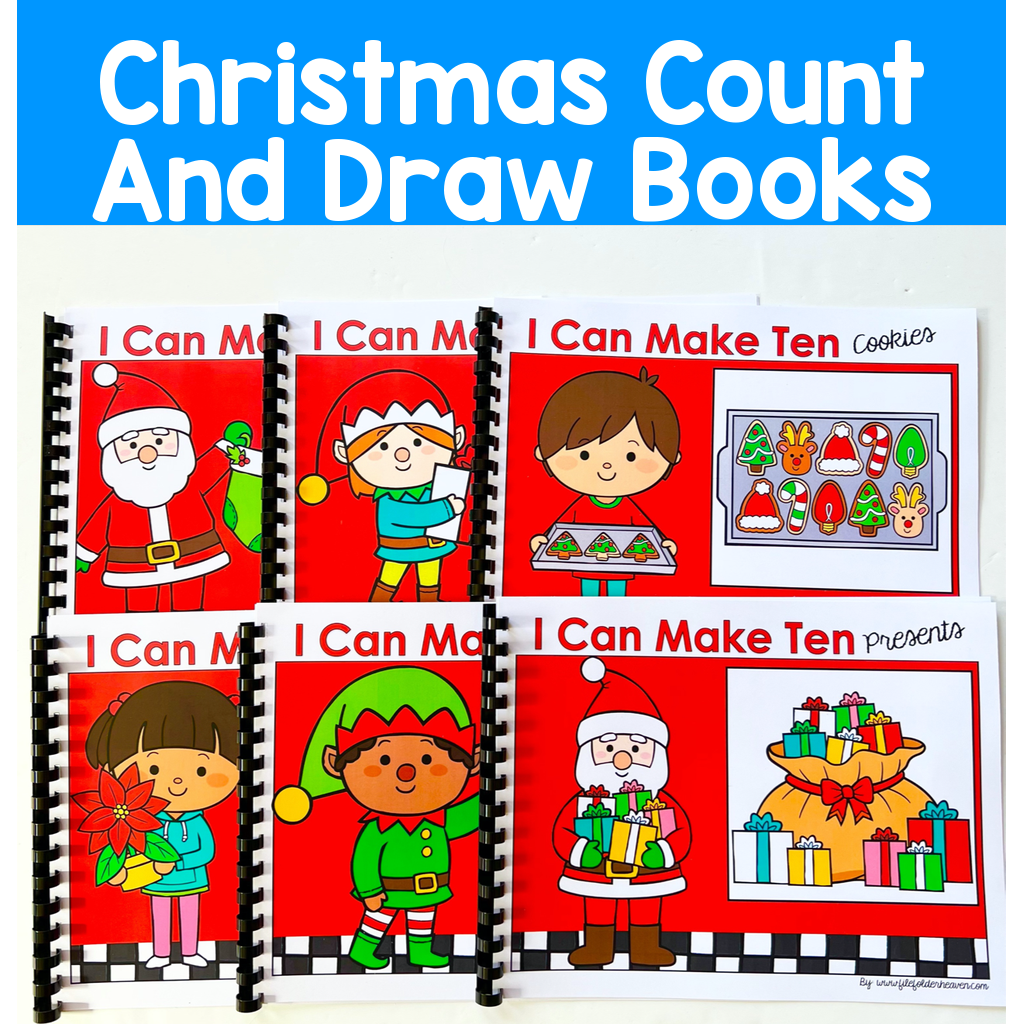Christmas Count And Draw Books