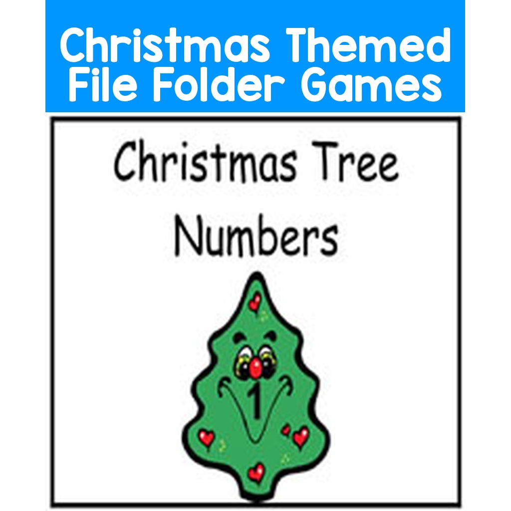 Christmas Themed File Folder Games