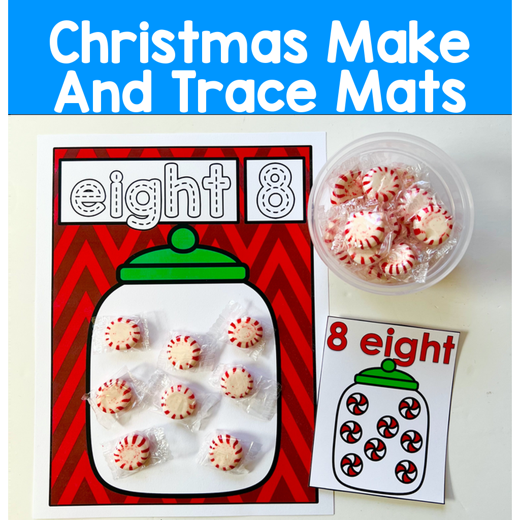 Christmas Make And Trace Mats