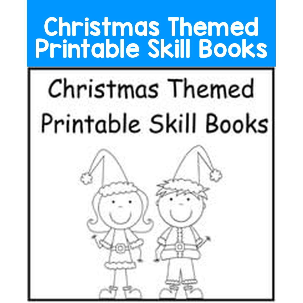 Christmas Themed Printable Skill Books