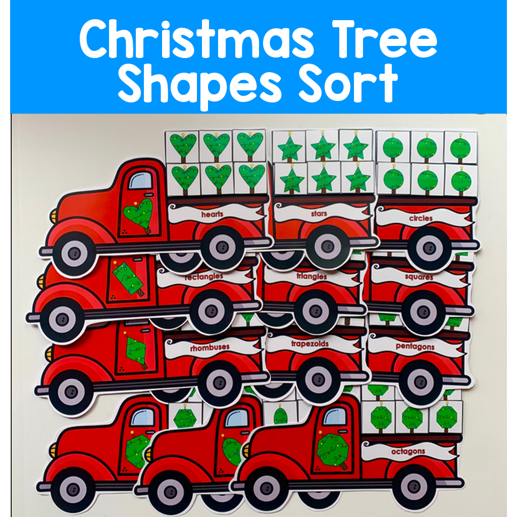 Christmas Tree Shapes Sort