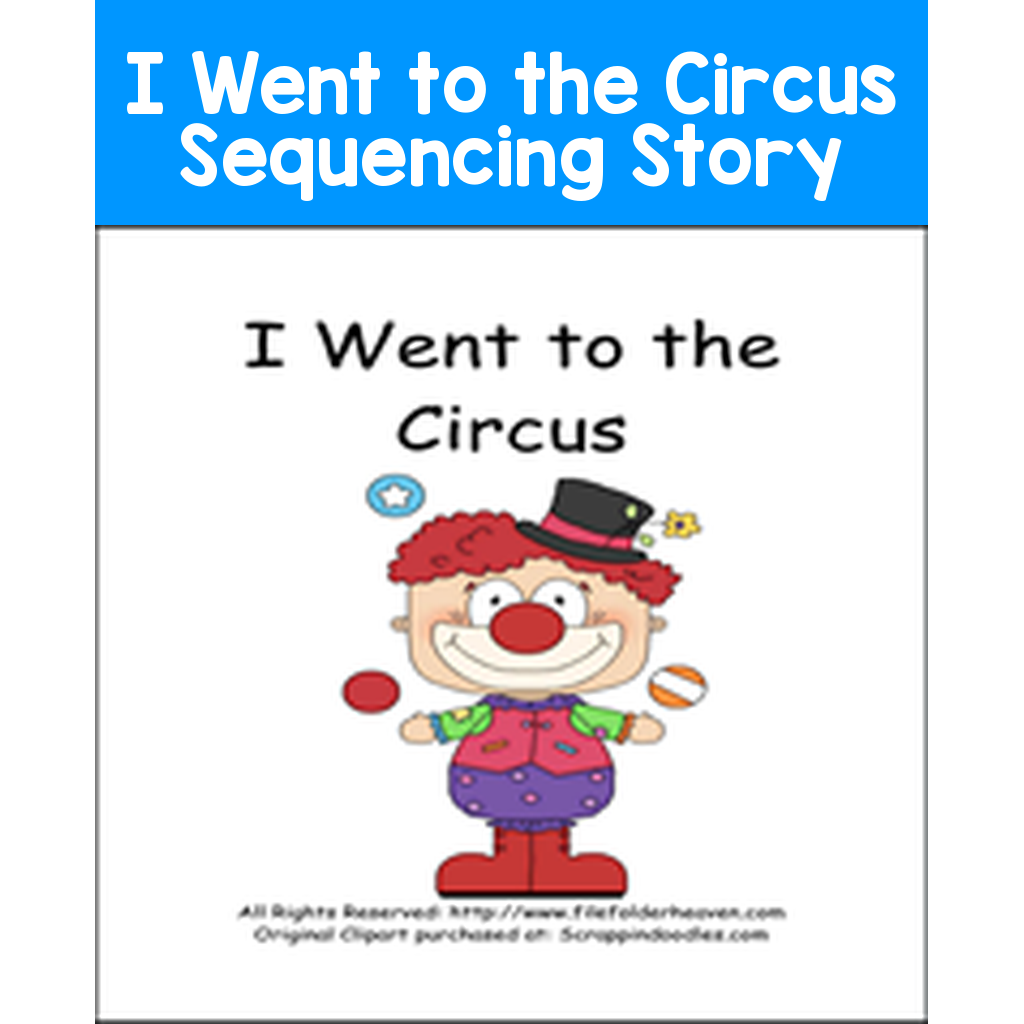 I Went to the Circus Sequencing Story