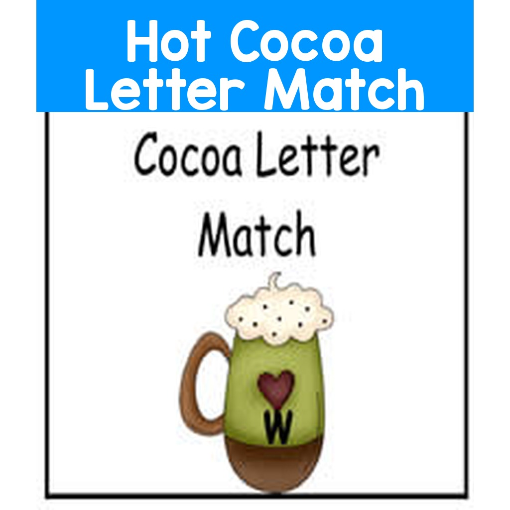 Hot Cocoa Letter Match