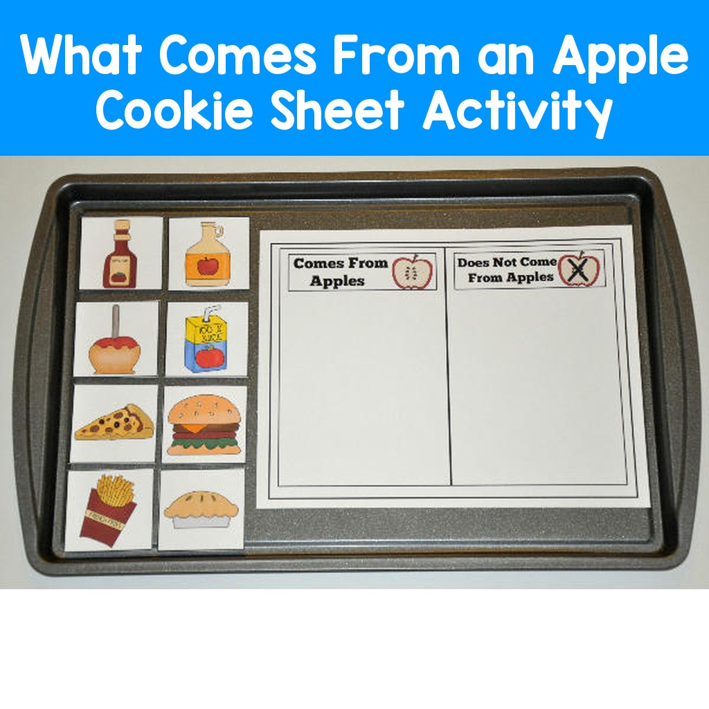 What Comes From an Apple Cookie Sheet Activity