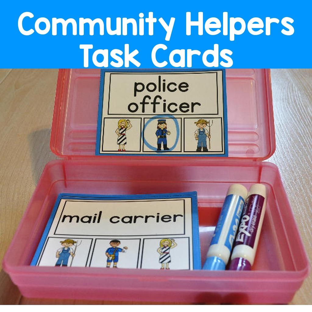 Community Helpers Task Cards