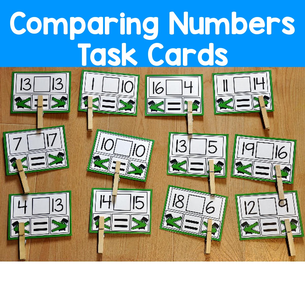 Comparing Numbers Task Cards