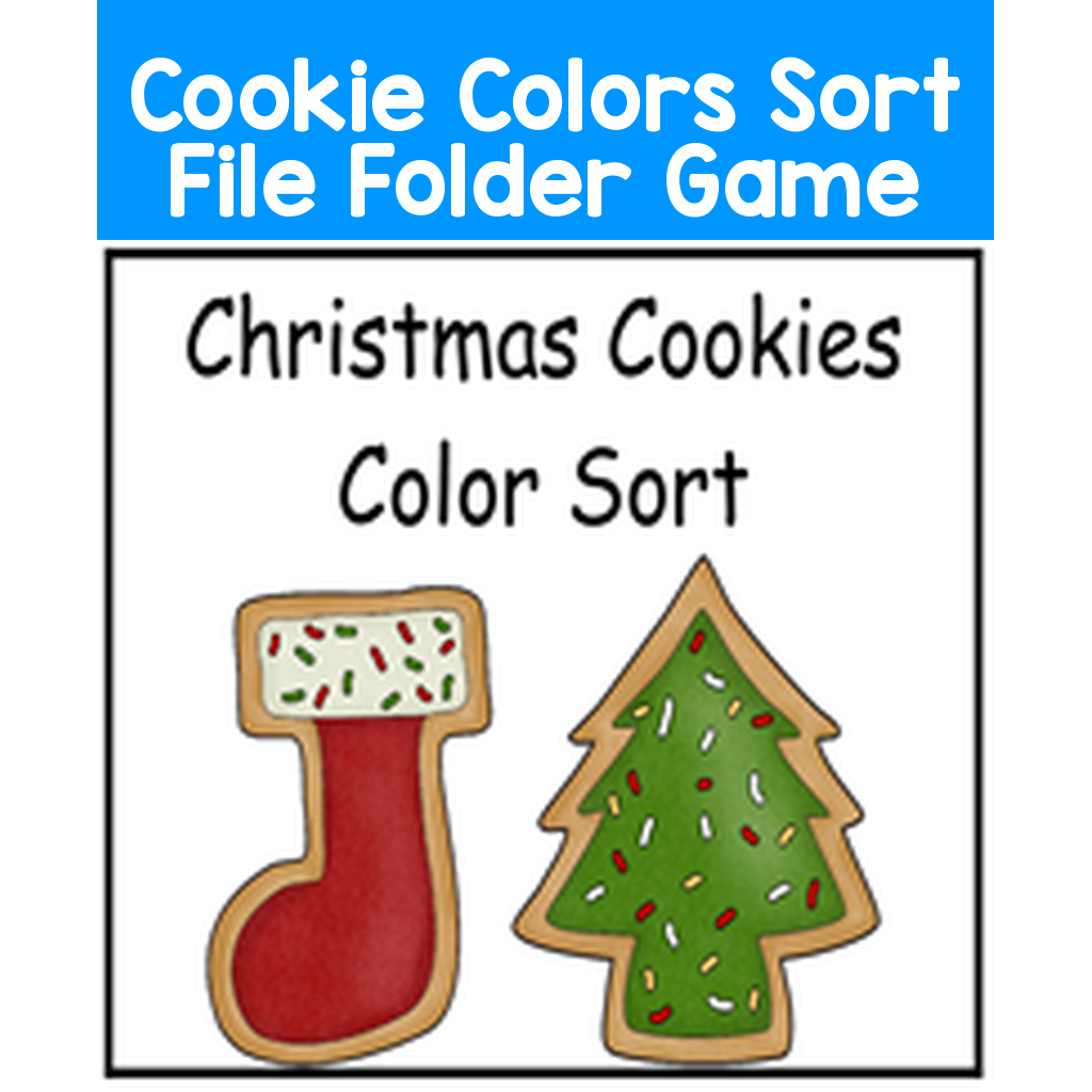 Cookie Colors Sort File Folder Game