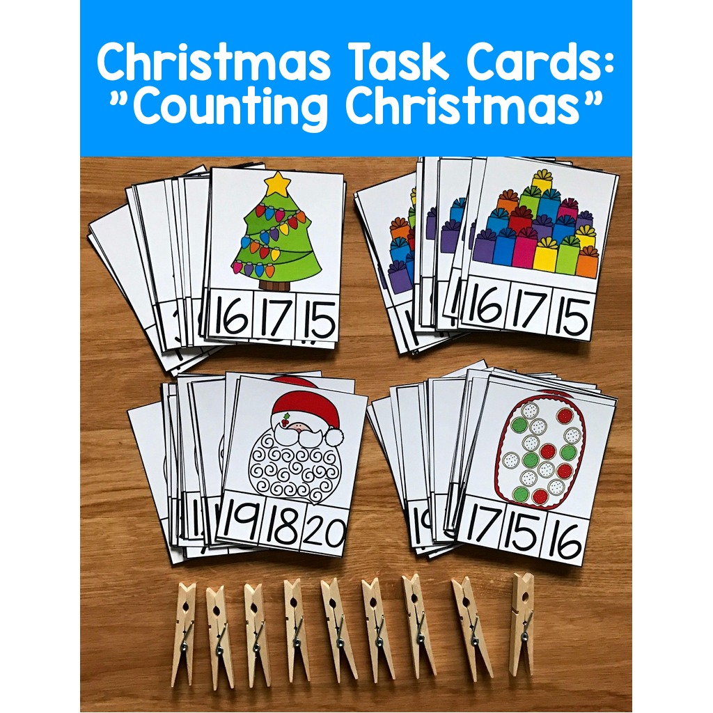 Christmas Task Cards:  "Counting Christmas"