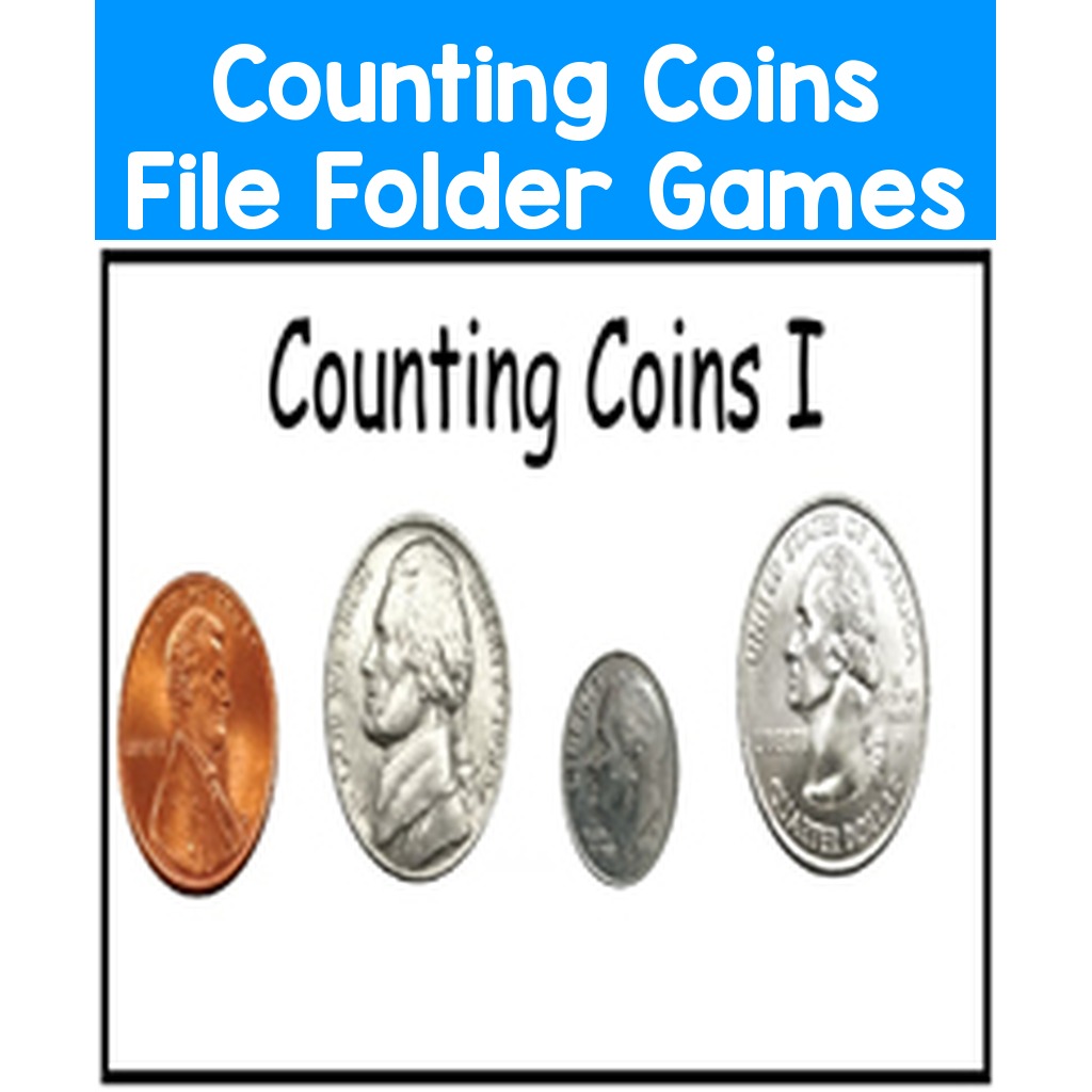 Counting Coins File Folder Games