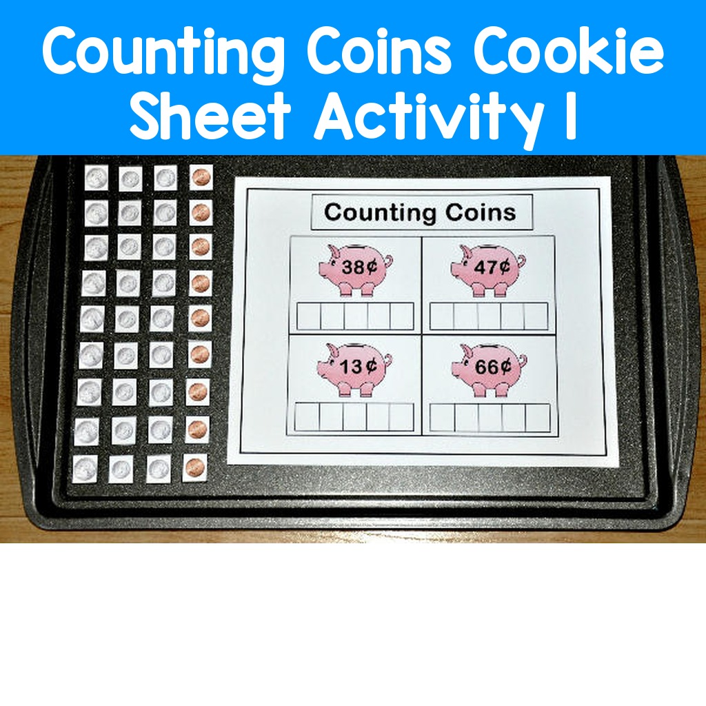 Counting Coins Cookie Sheet Activity 1