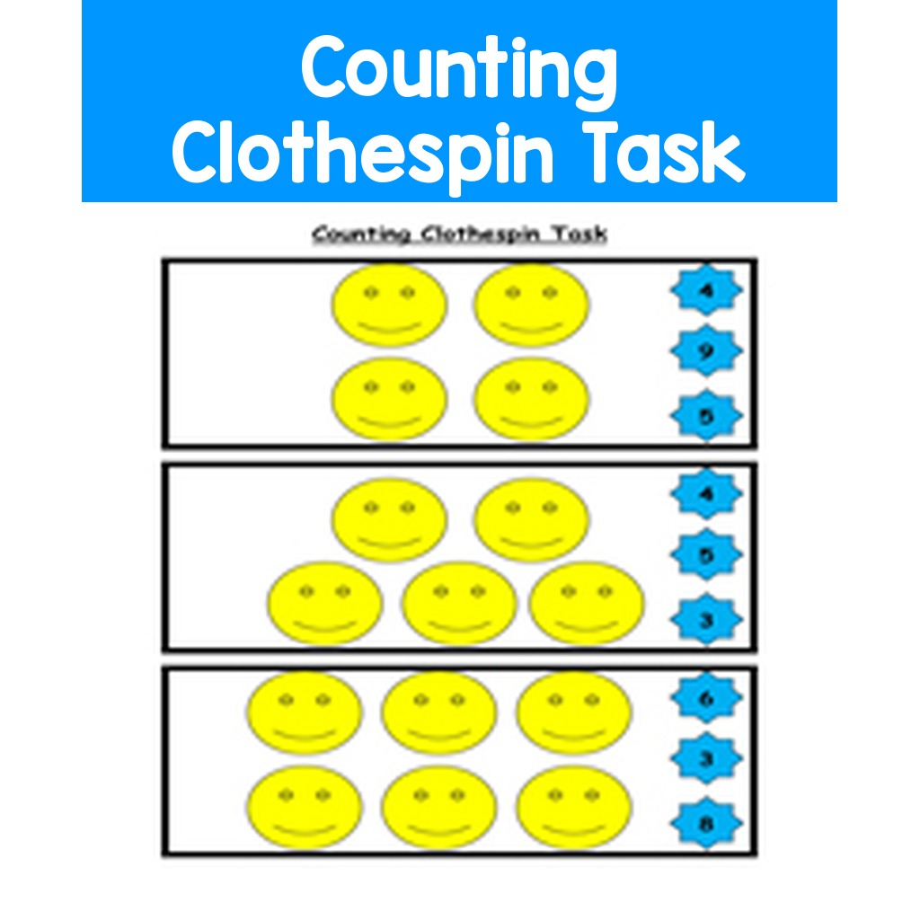 Counting Clothespin Task