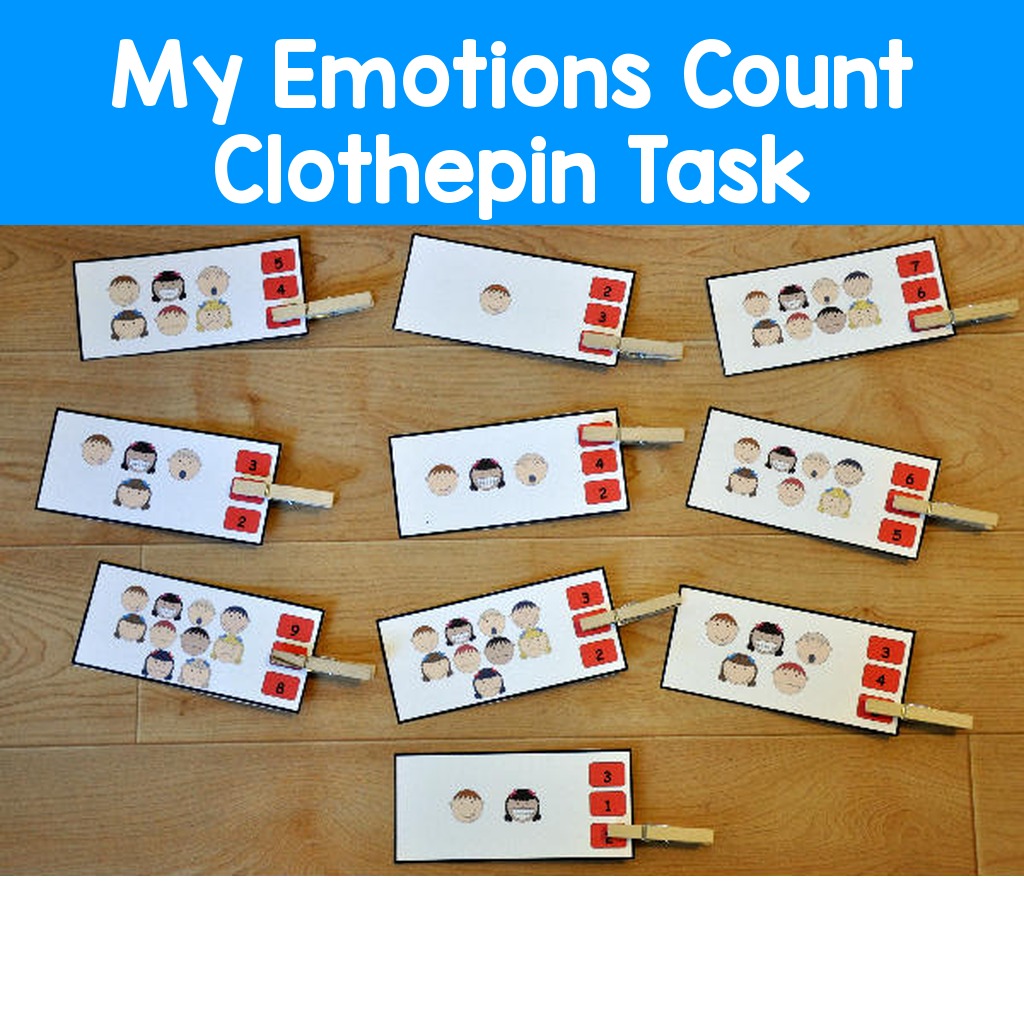 My Emotions Count Clothepin Task