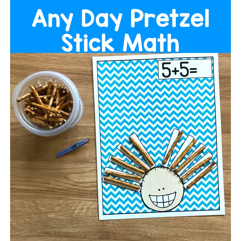 Any Day Pretzel Stick Math