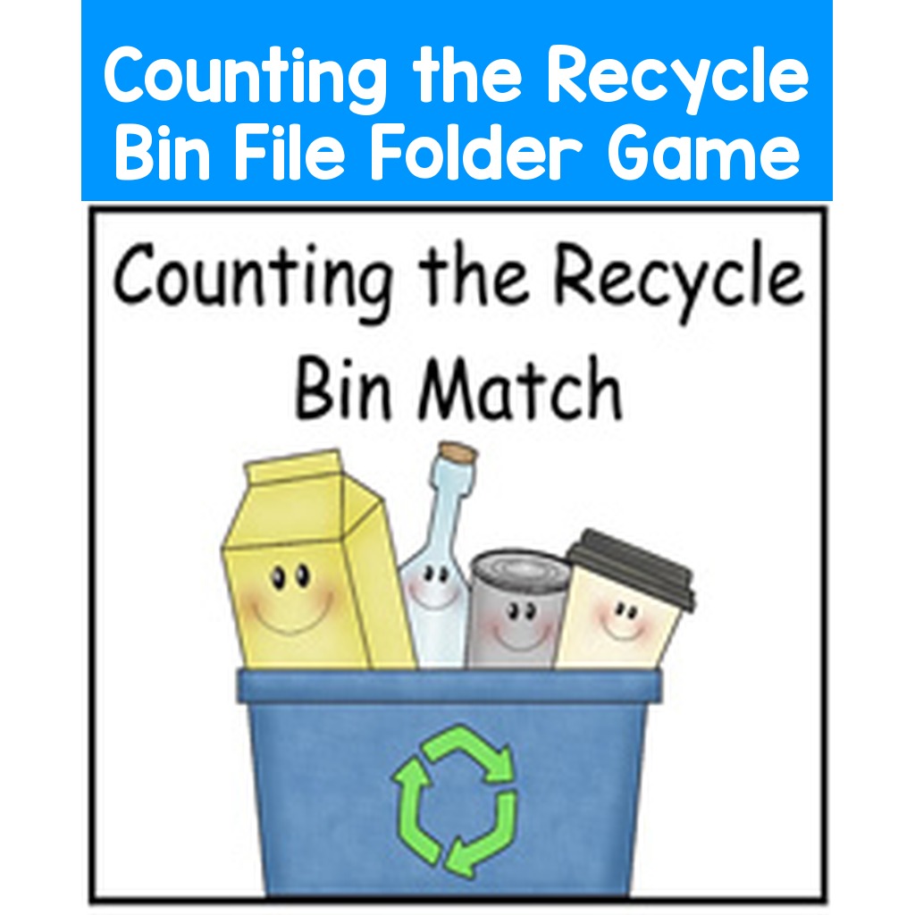 Counting the Recycle Bin File Folder Game
