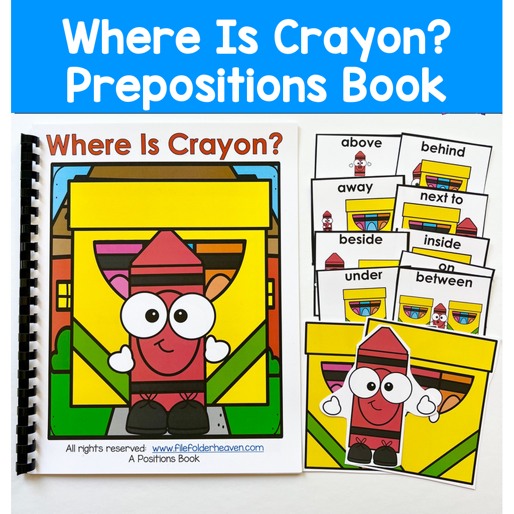 Where Is Crayon Adapted Book And Activities
